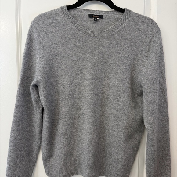 Quince Sweaters - Quince Gray Women's Cashmere Crew Neck Sweater